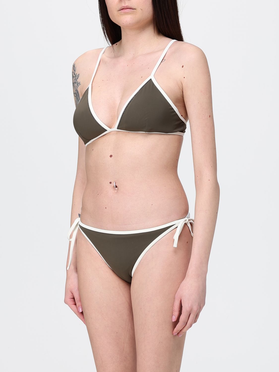 Swimsuit Woman color Green