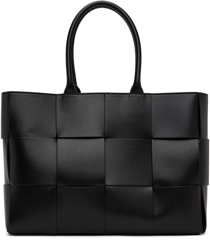 Black Medium Arco Tote Bag