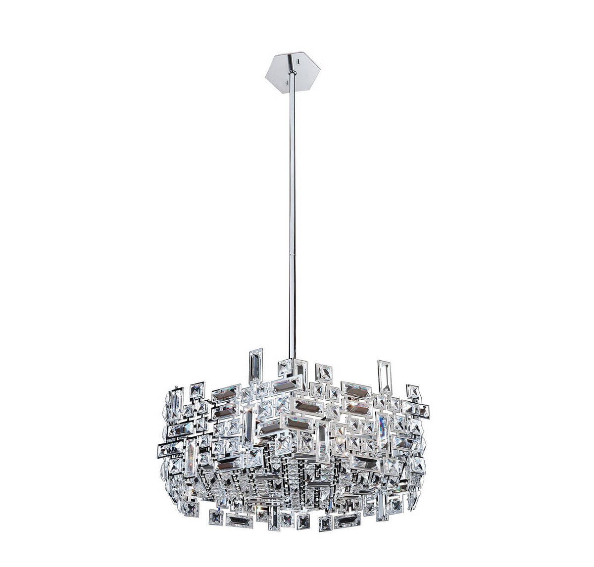 Vermeer 6-Light Pendant Light in Chrome