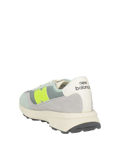 370d Man Sneakers Light green Size 10.5 Leather, Textile fibers
