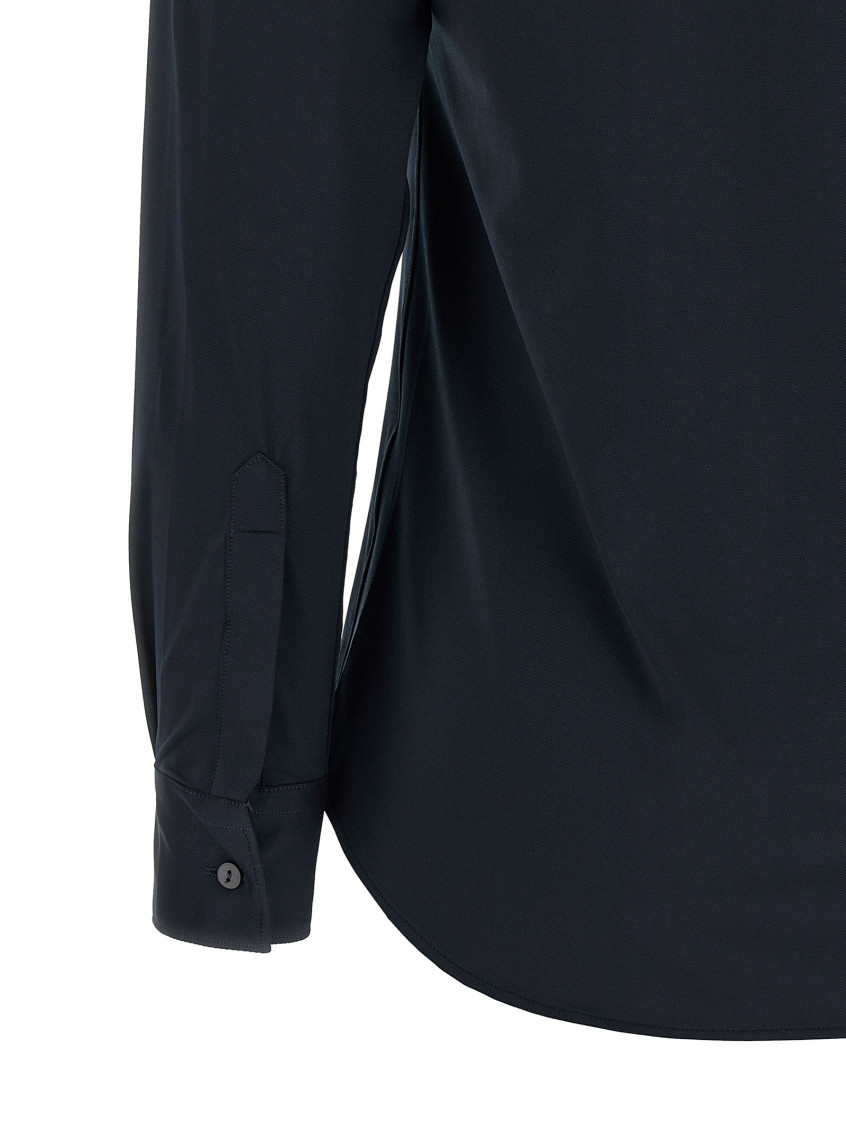 Blue Regular Solid Shirt