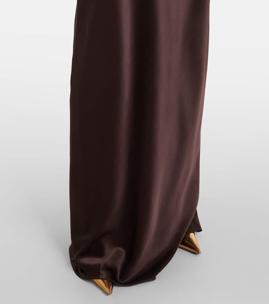 Veronica Beard Alberta silk-blend satin maxi dress