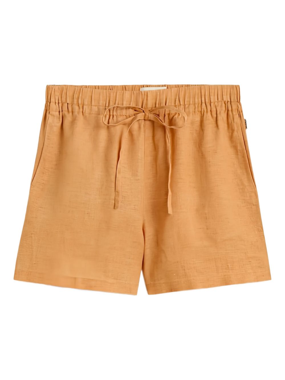 Ecoalf logo-tag shorts - Orange