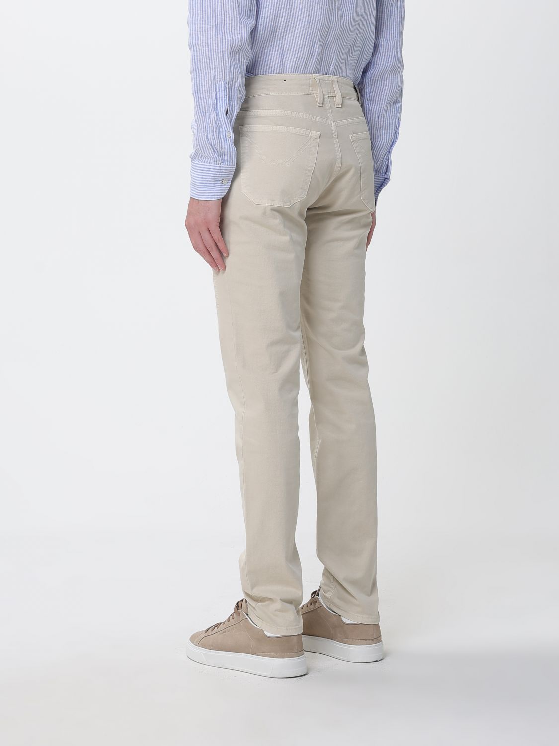 Pants Men color Military