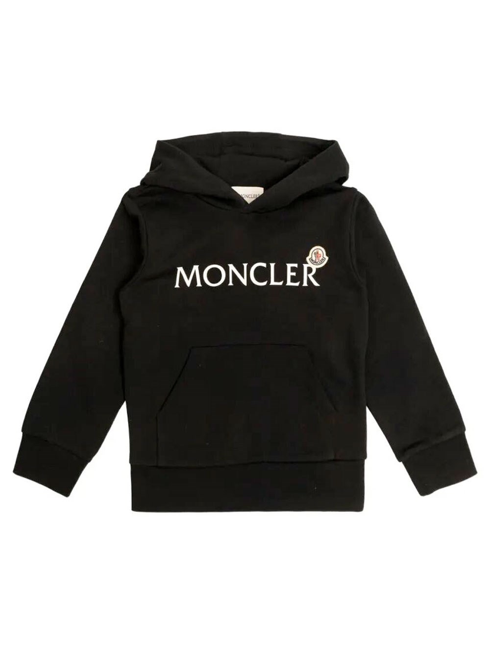 Logo-Print Cotton Fleece Hoodie And Logo Patch