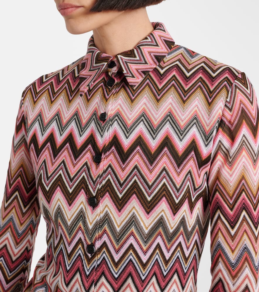 Cotton-blend minidress