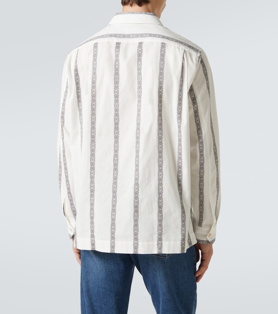 Striped cotton shirt