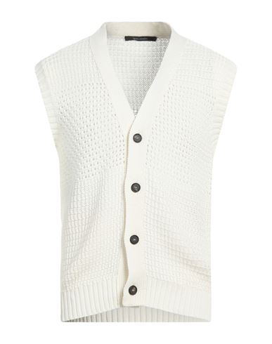 Man Cardigan Off white Size 38 Cotton