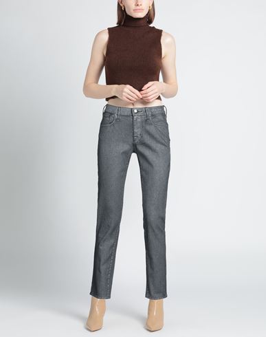 Jacob Cohёn Woman Jeans Lead Size 27 Cotton, Polyester, Resin, Elastane