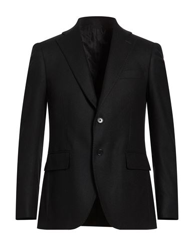 Man Blazer Black Size 44 Cashmere