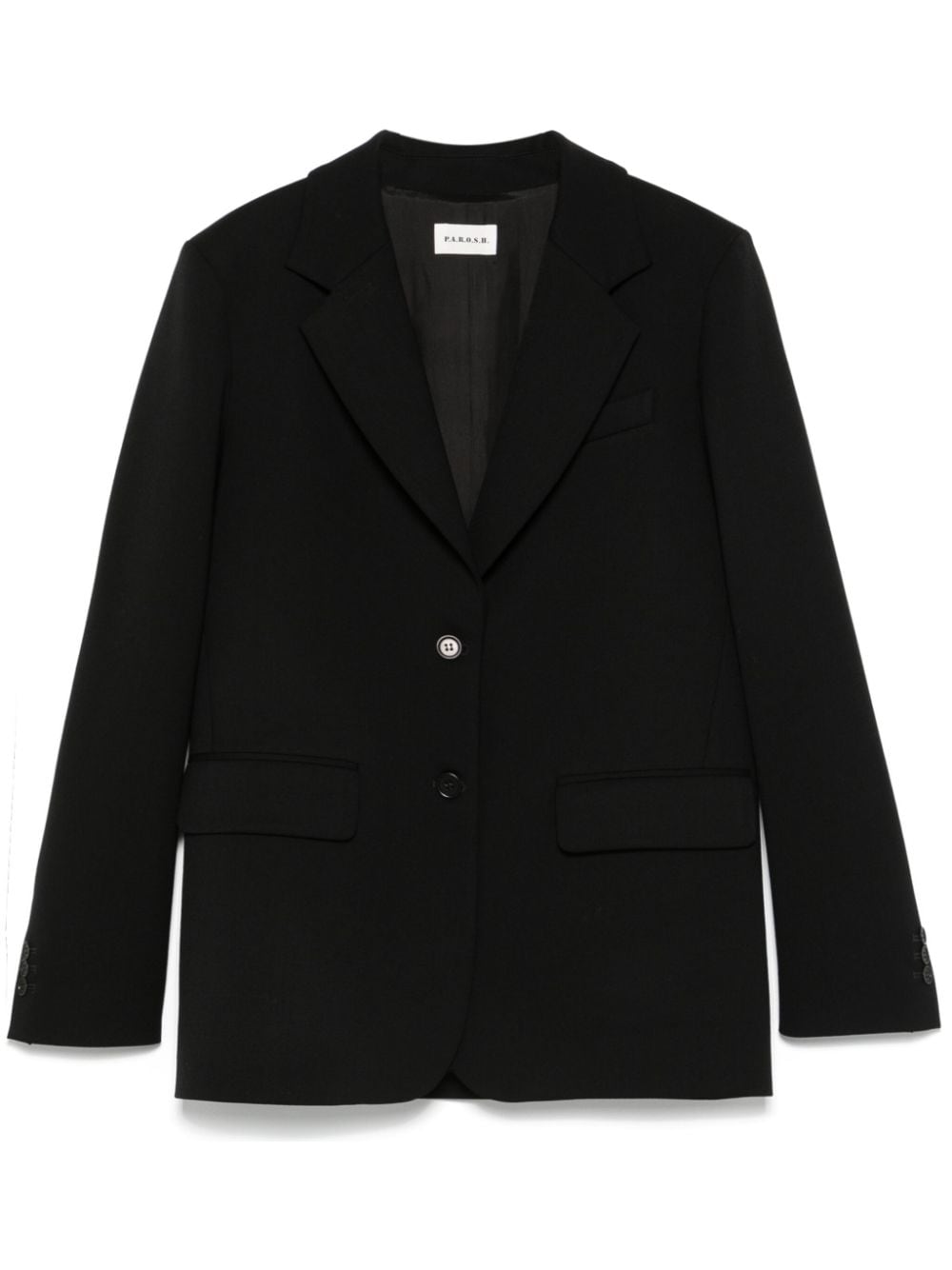 Twill-weave blazer - Black