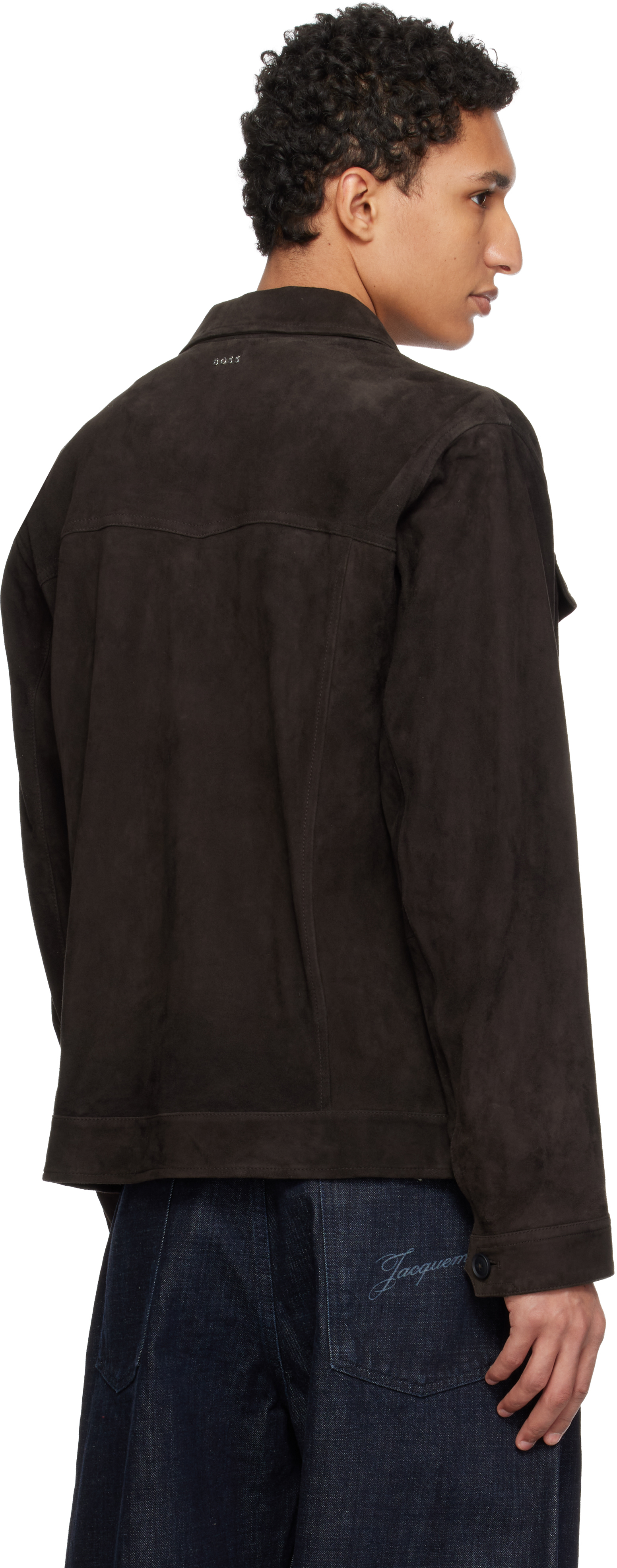 Brown Regular Fit Nappalan Suede Jacket
