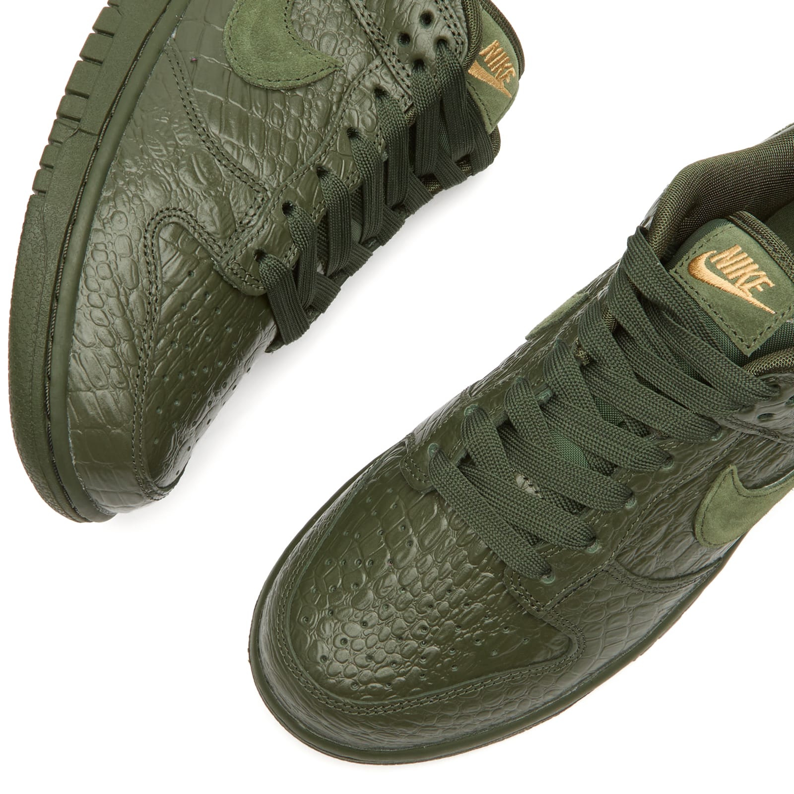 Women's Dunk Locroc W Sneaker in Green/Gold/Olive