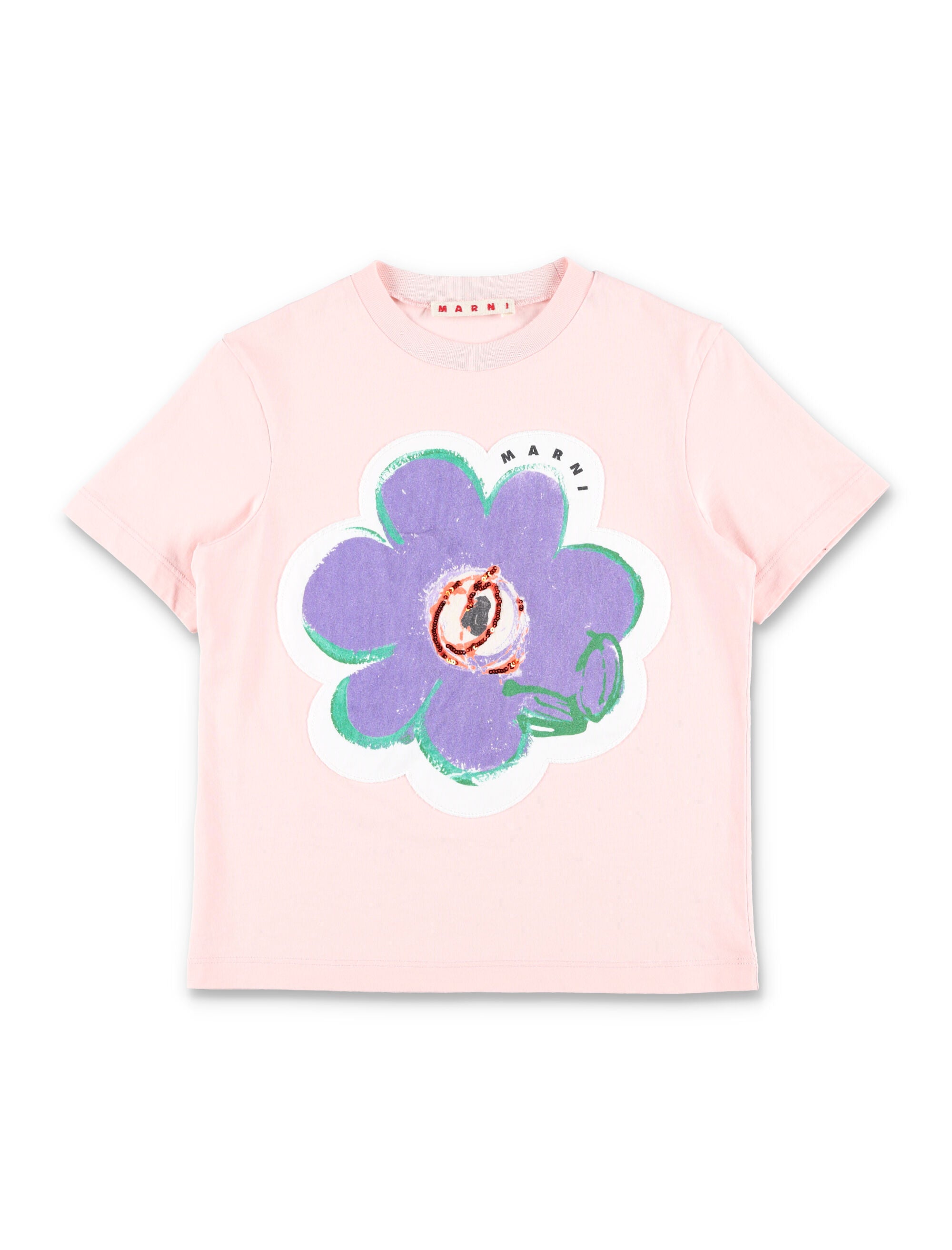 Artistic Mini Cotton T-Shirt for Girls