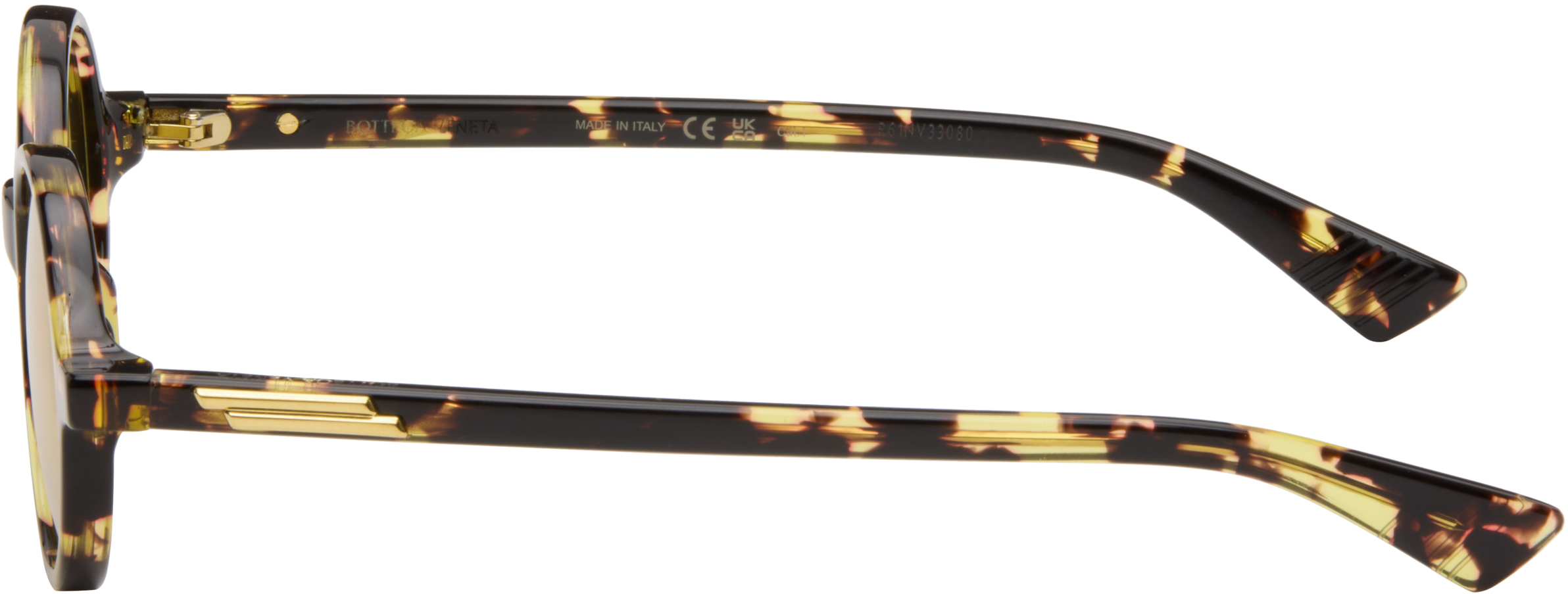 Brown Ribbon Slim Sunglasses