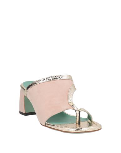 Woman Thong sandal Taupe Size 8.5 Leather