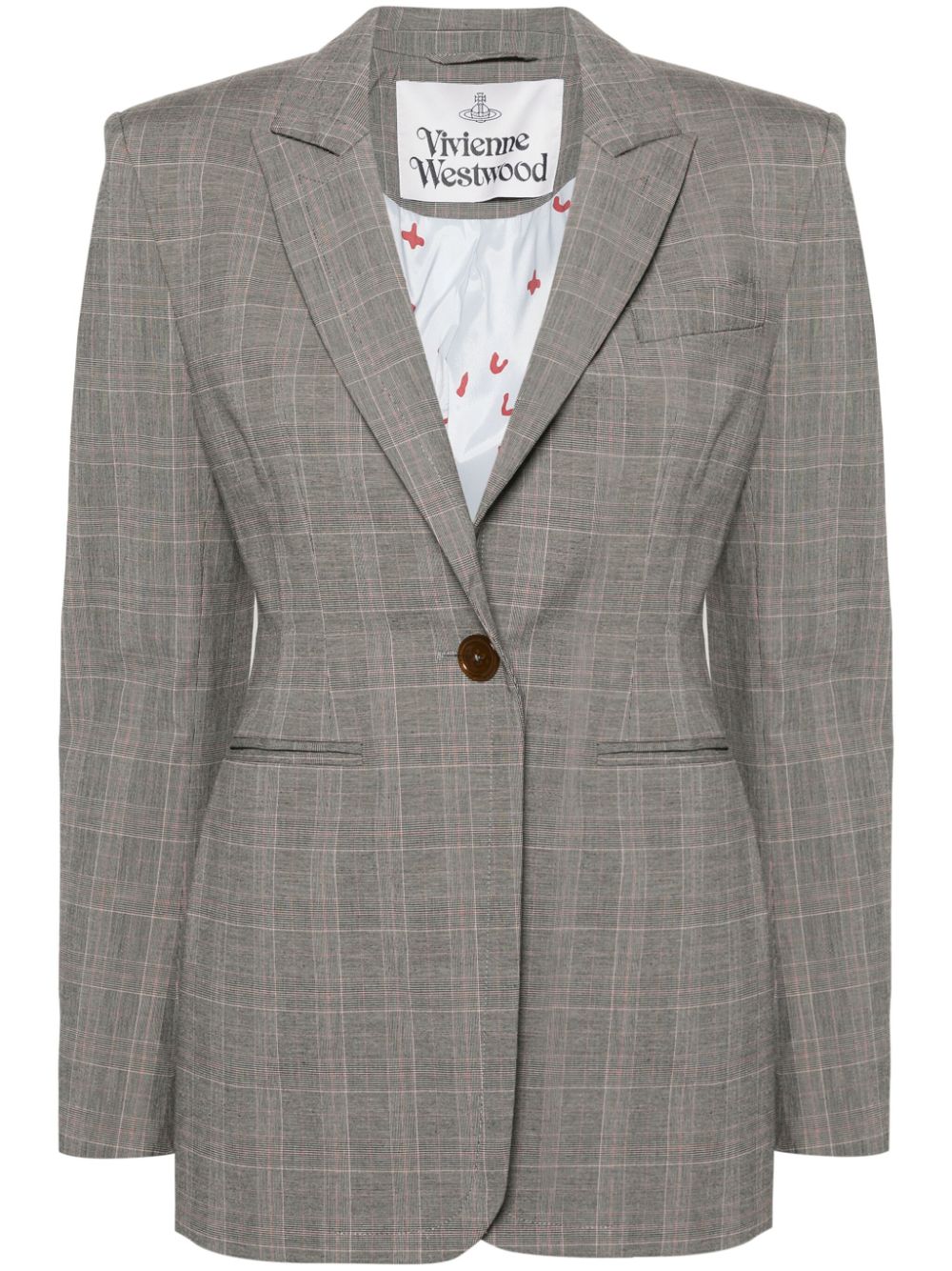 Single-breasted blazer - Grey