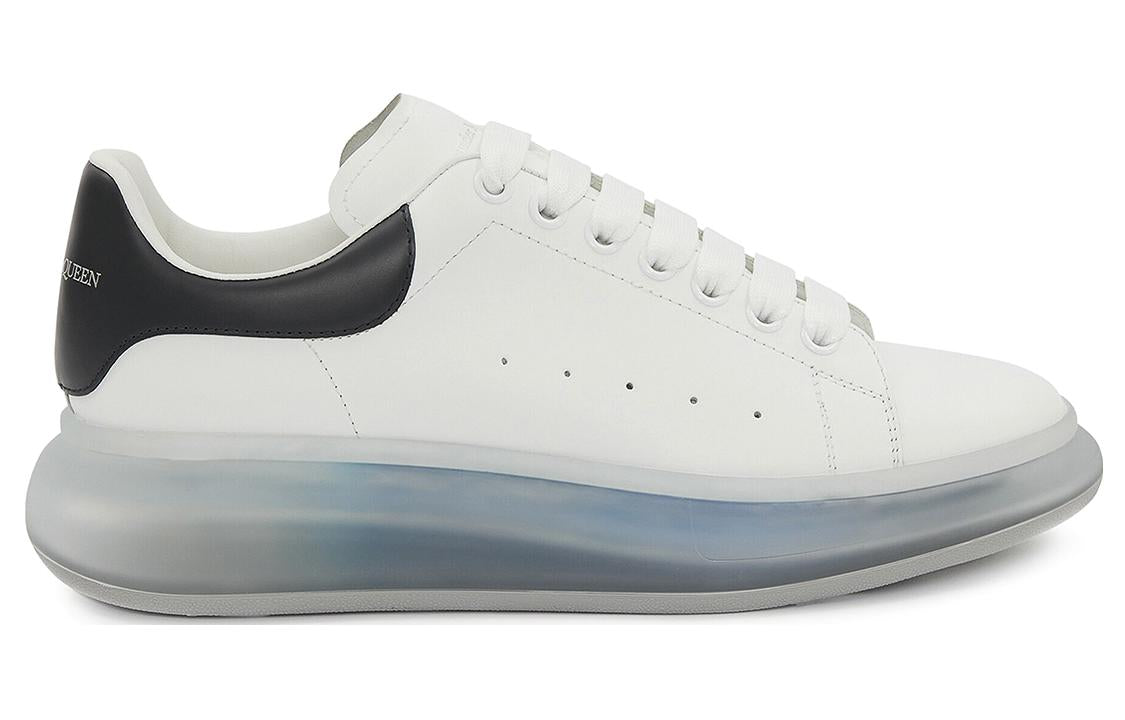 Oversized Sneakers 'Clear Sole White Navy Blue'