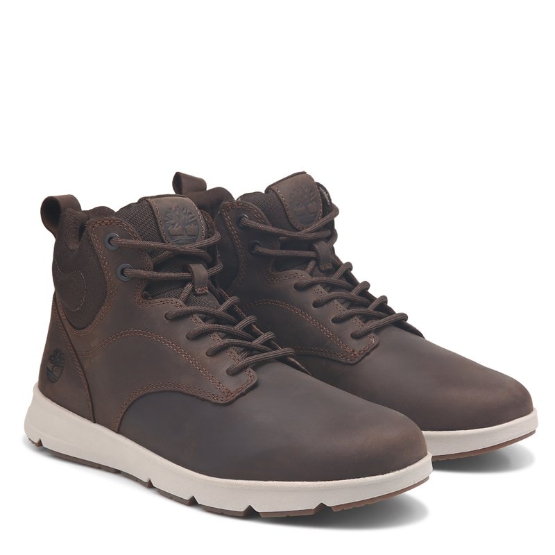 Men's Parker Street Mid Sneaker Boots (Dark Brown)
