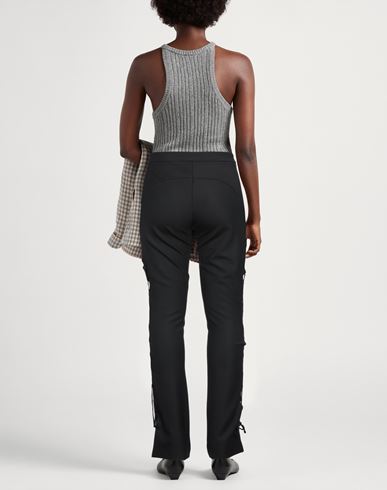 Woman Pants Black Size 10 Polyester, Wool, Elastane
