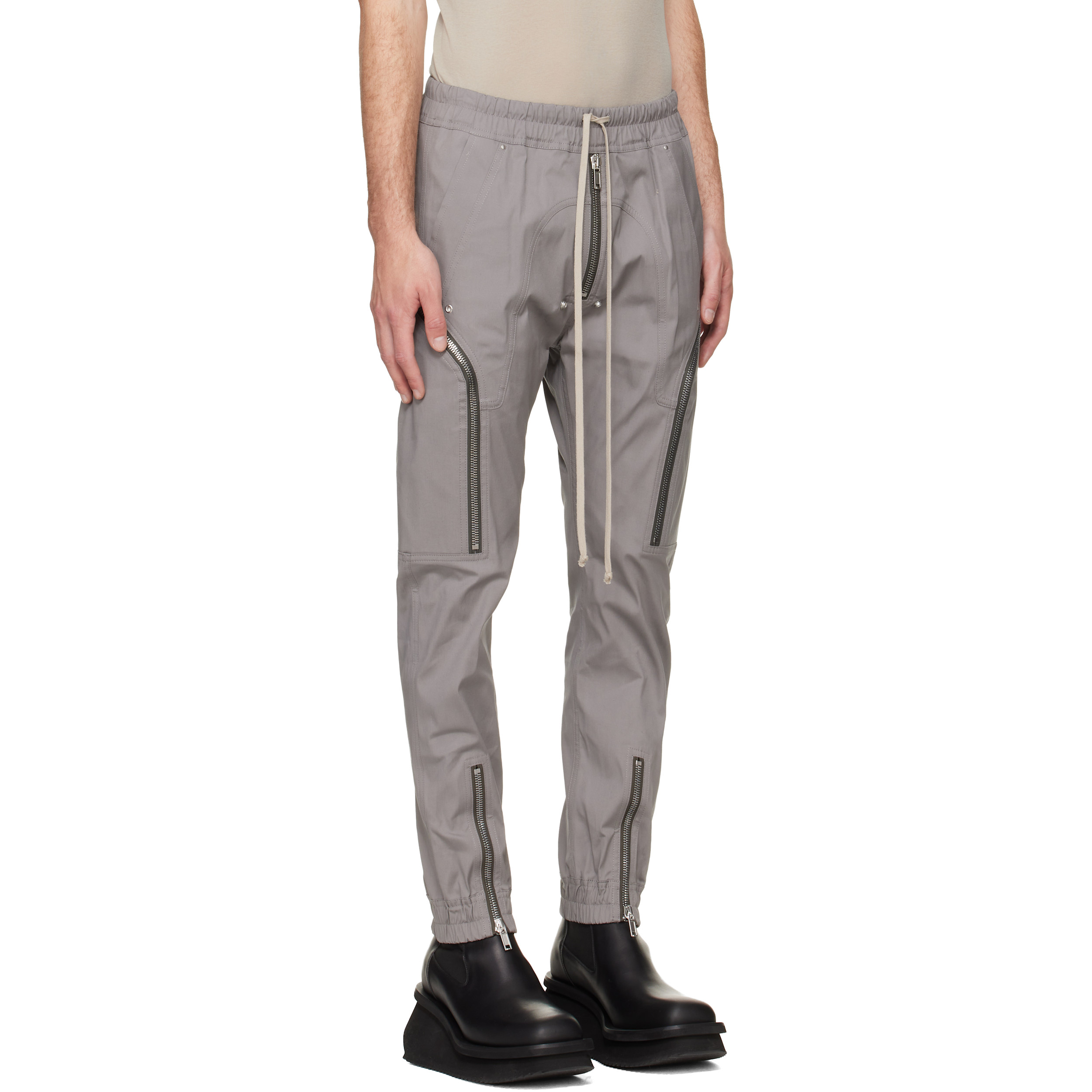 Gray Tower Heizer Cargo Pants