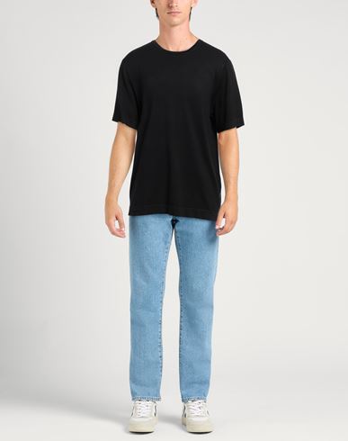 Man Sweater Black Size M Livaeco by Birla Cellulose, Polyester