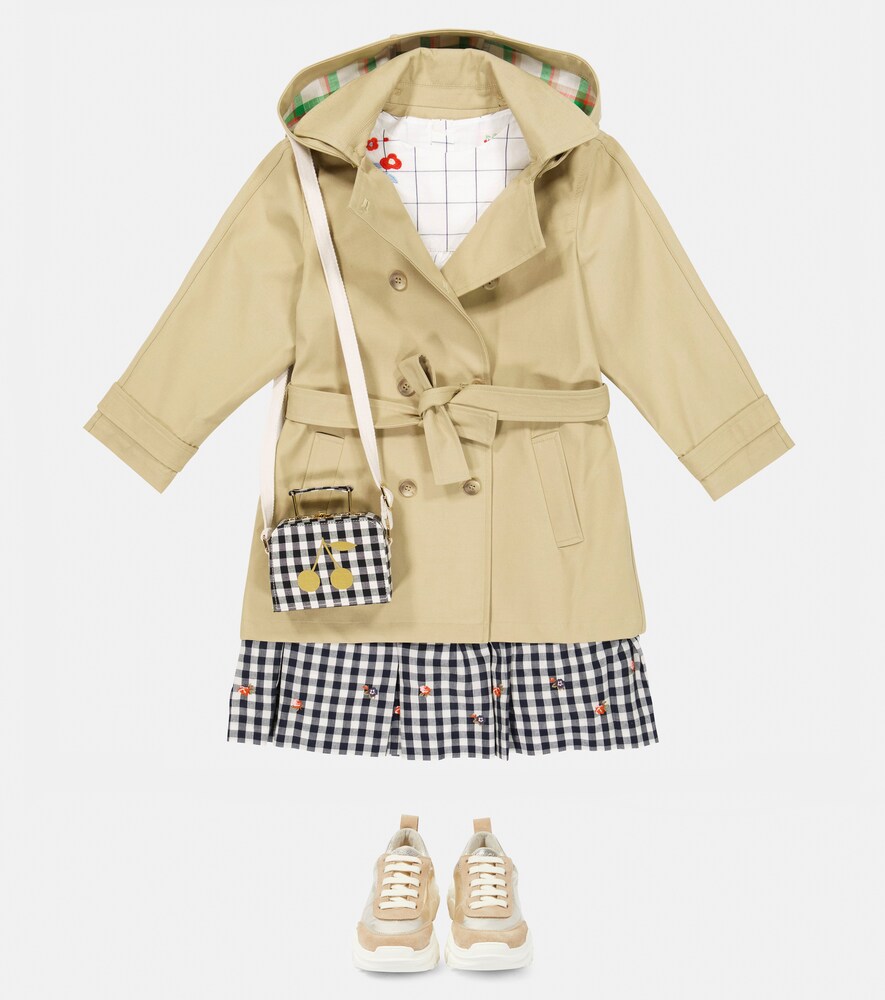 Bonpoint Aida cotton trench coat
