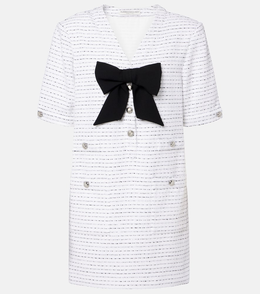 Sequined tweed minidress