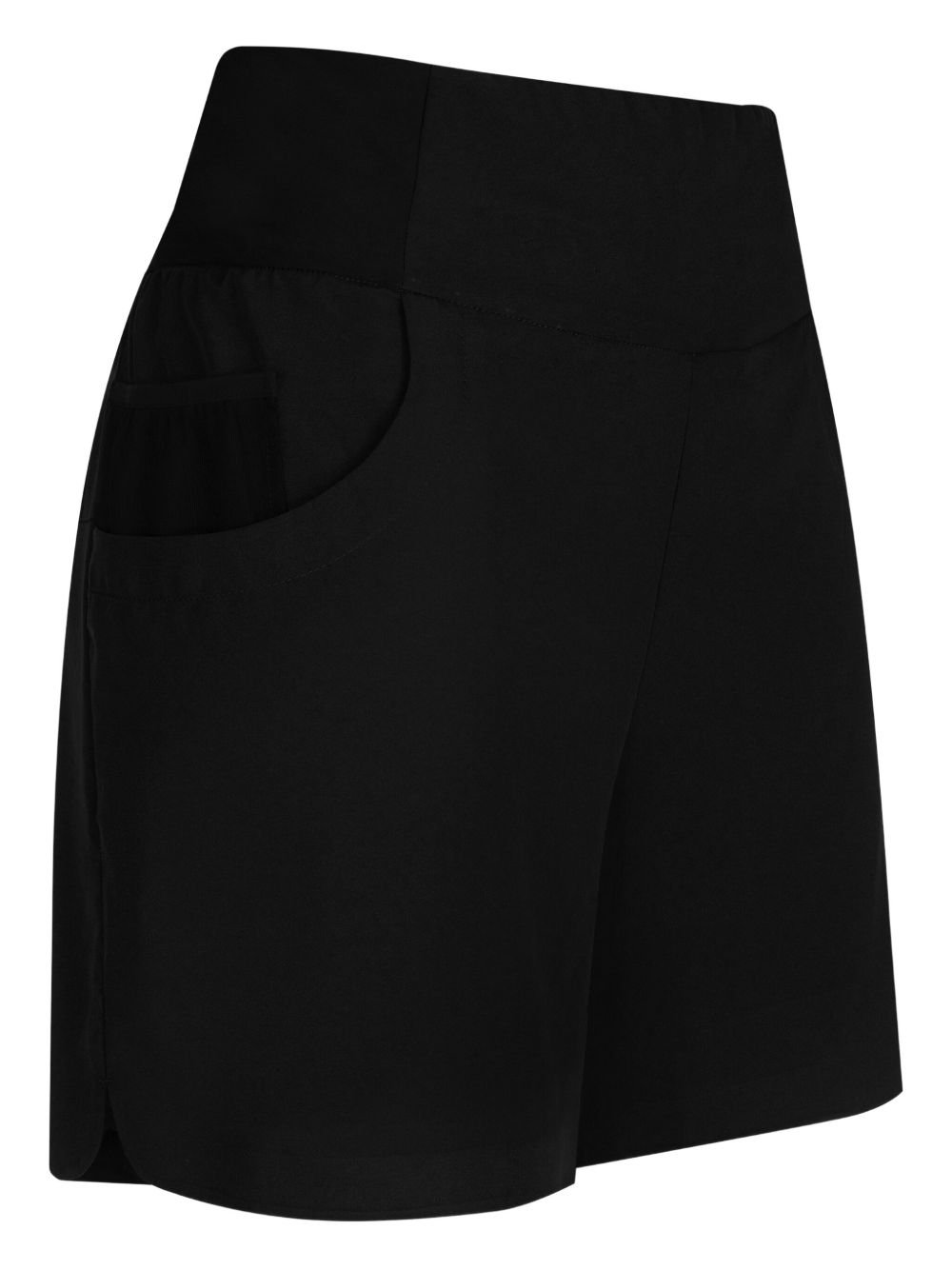 LAMUNT high-waisted shorts - Black