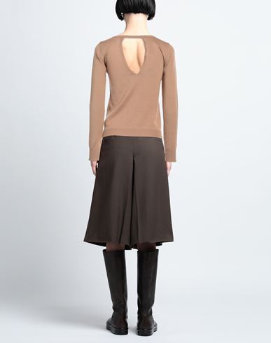 Woman Sweater Camel Size 10 Merino Wool