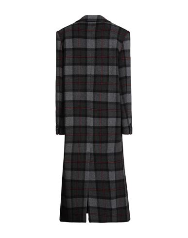 Woman Coat Grey Size 2 Wool, Polyamide