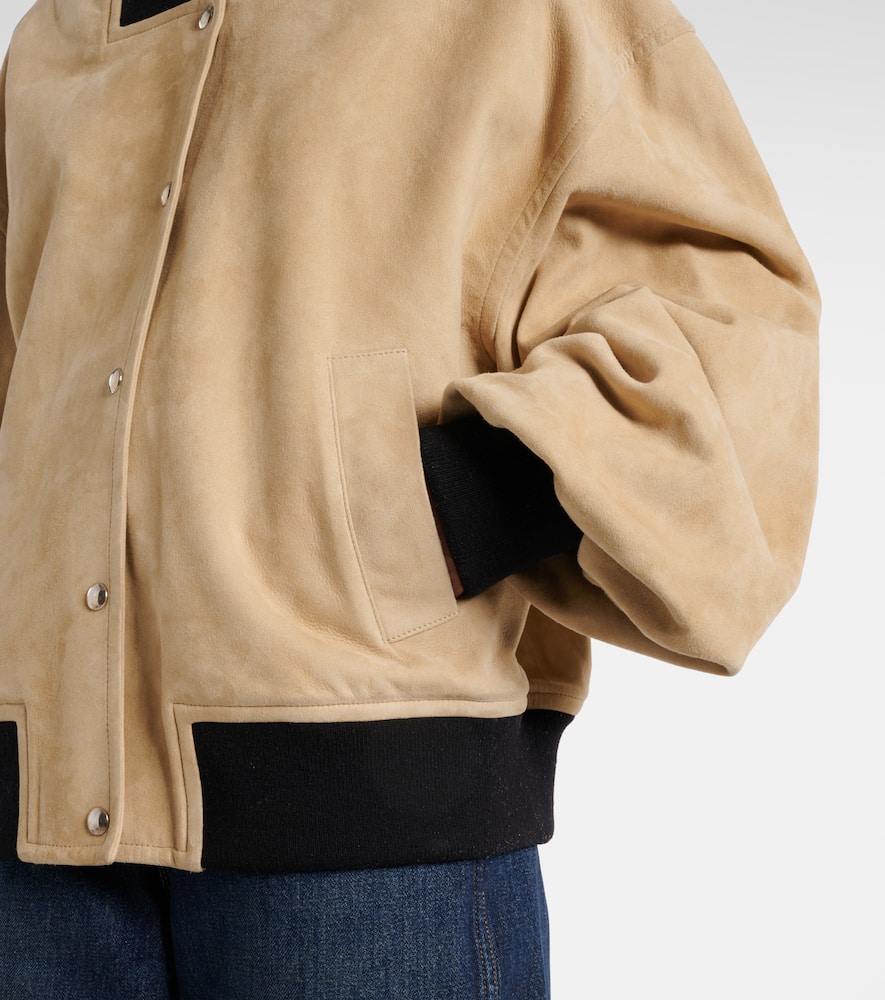 Spence suede bomber jacket