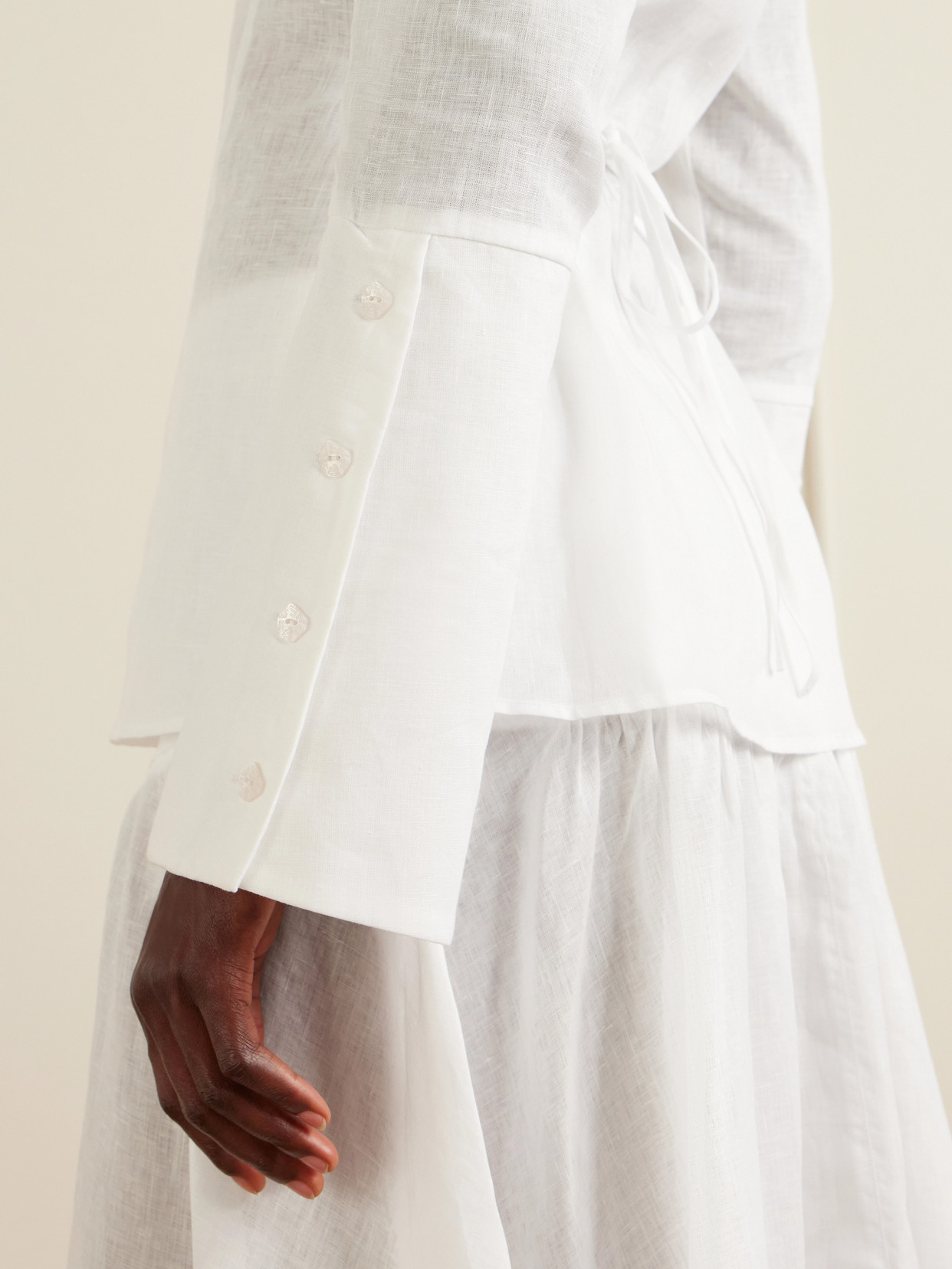 Cayo Linen Shirt - White