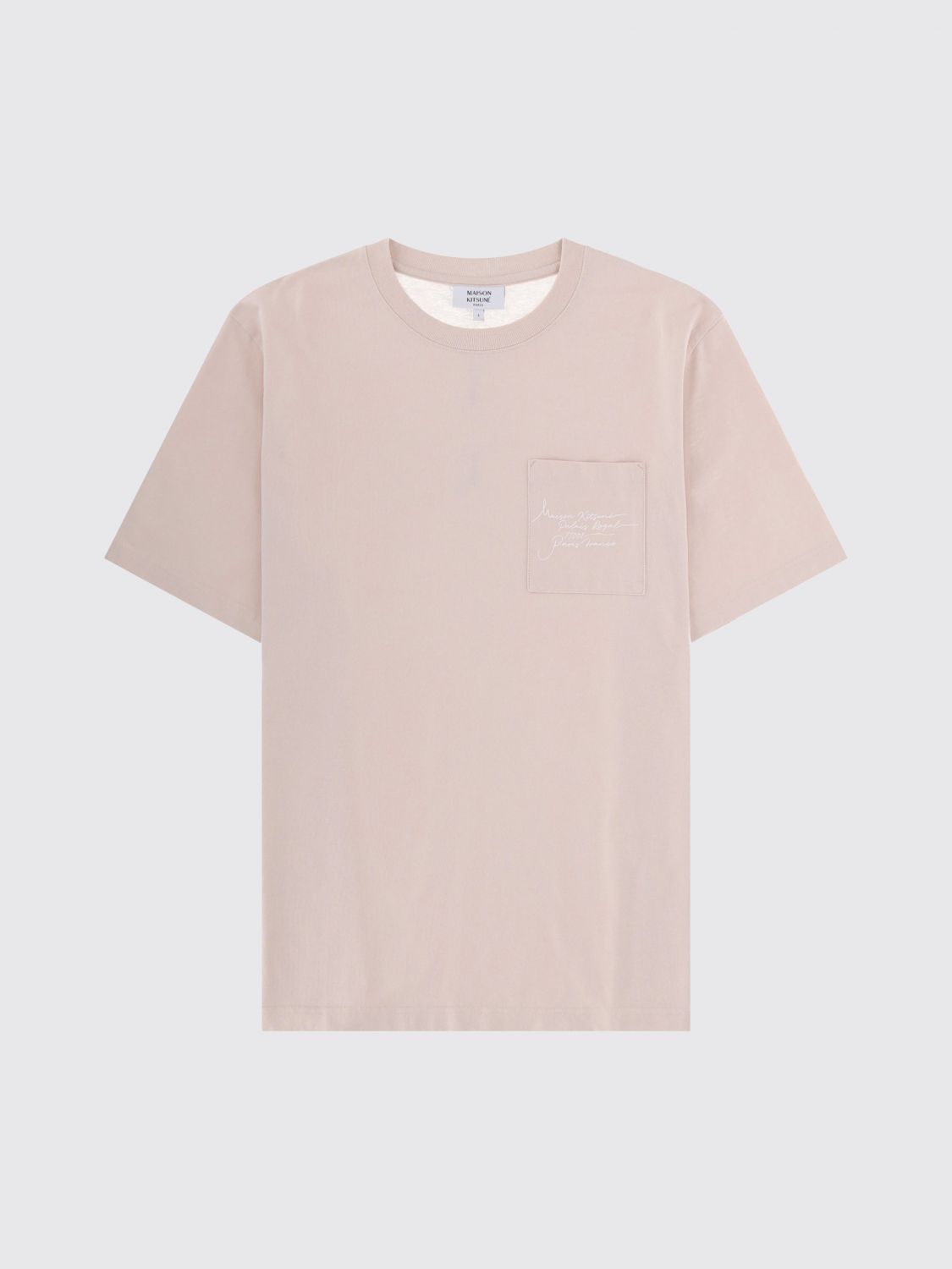 MAISON KITSUNÉ T-Shirt Men color Blush Pink