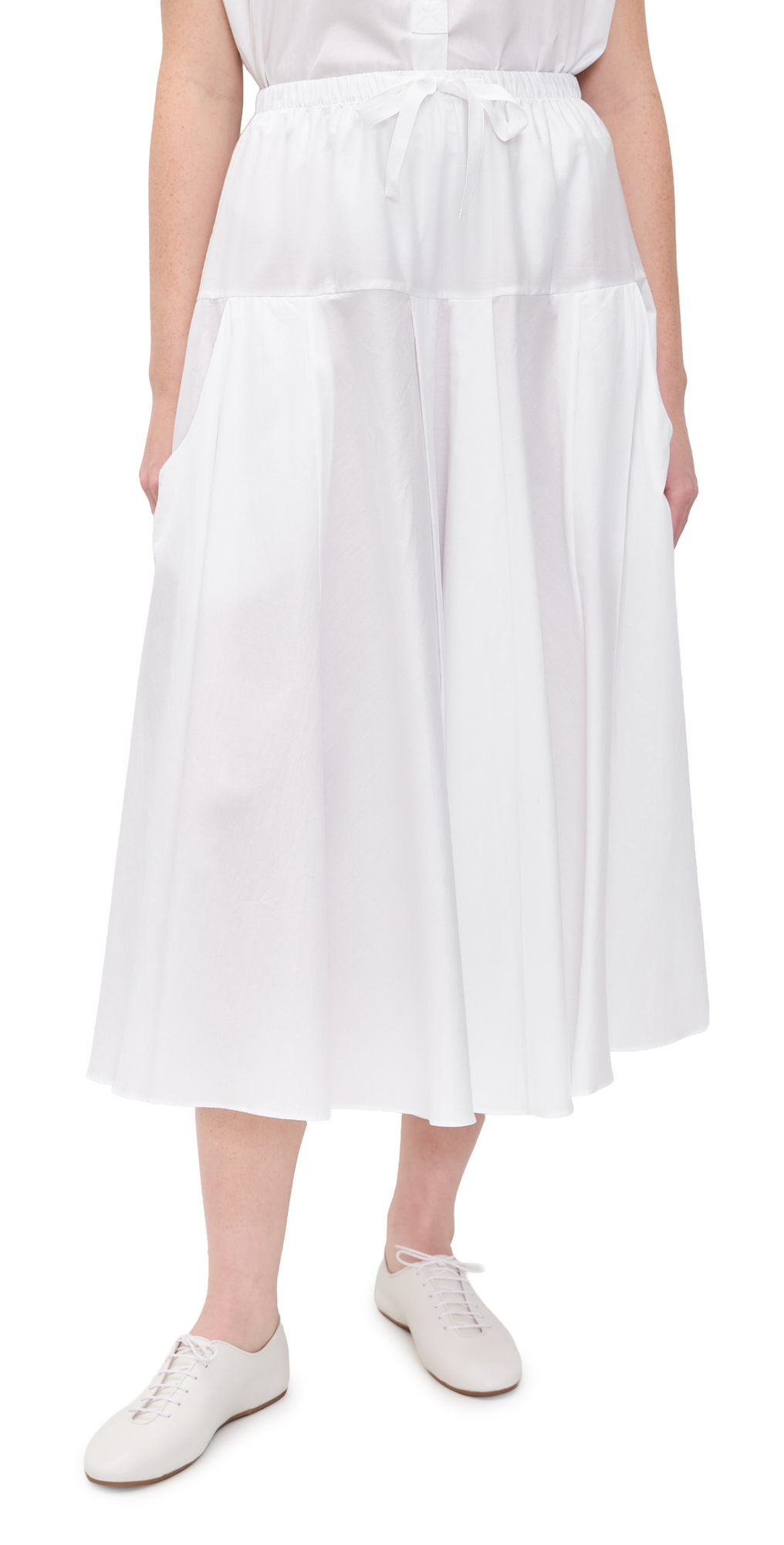 The Italian Summer Skirt White