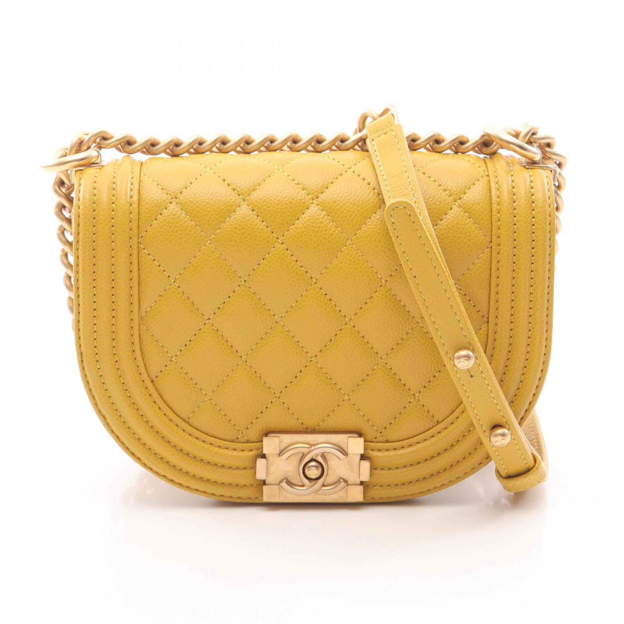 Chanel Brown Leather Shoulder Bag Pre-Owned