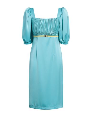 Woman Midi dress Turquoise