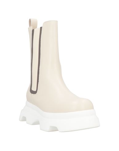Woman Ankle boots Beige Size 10 Calfskin