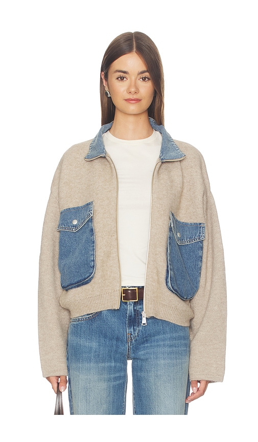 BLANKNYC Glow Up Jacket in Beige. - L also in