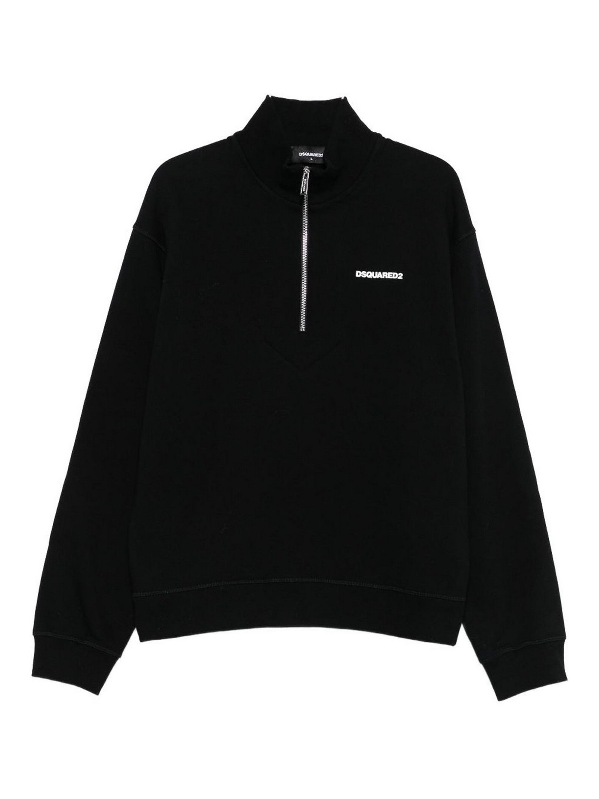 Cotton Sweatshirt With Zip
