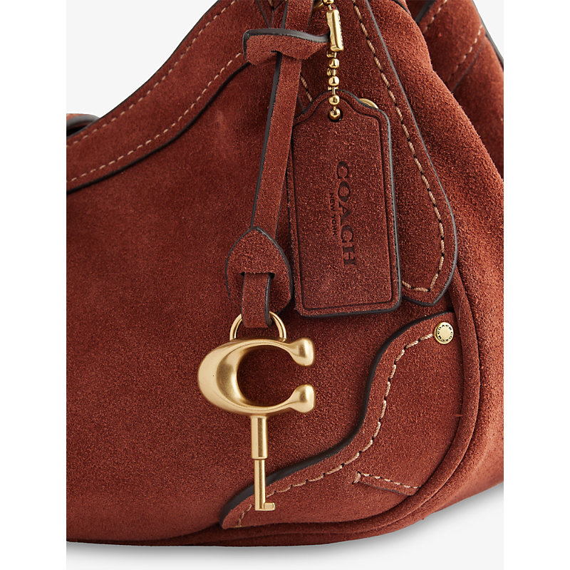 Womens Drifter 31 Suede Shoulder Bag