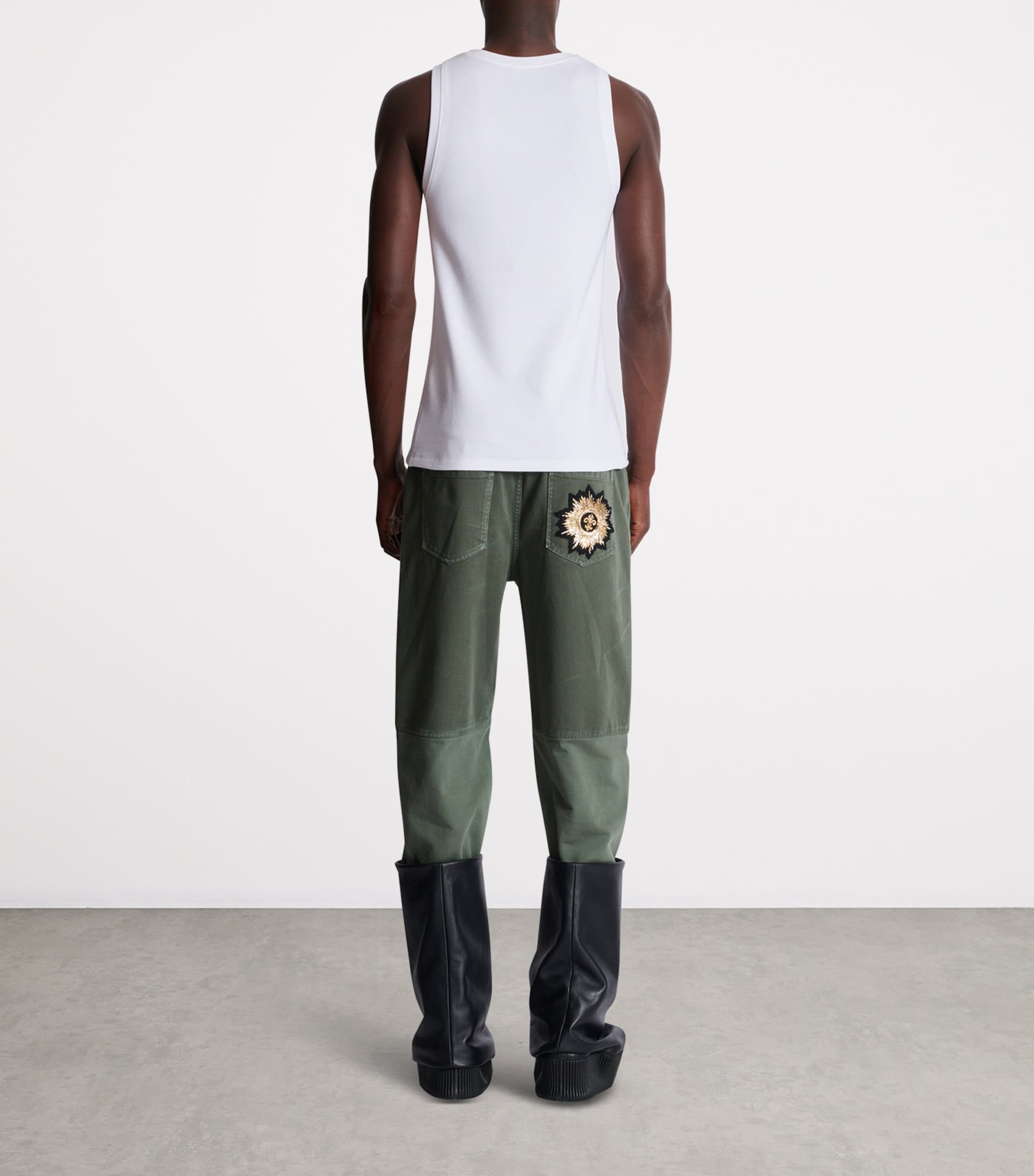 Logo Embroidered Tank Top