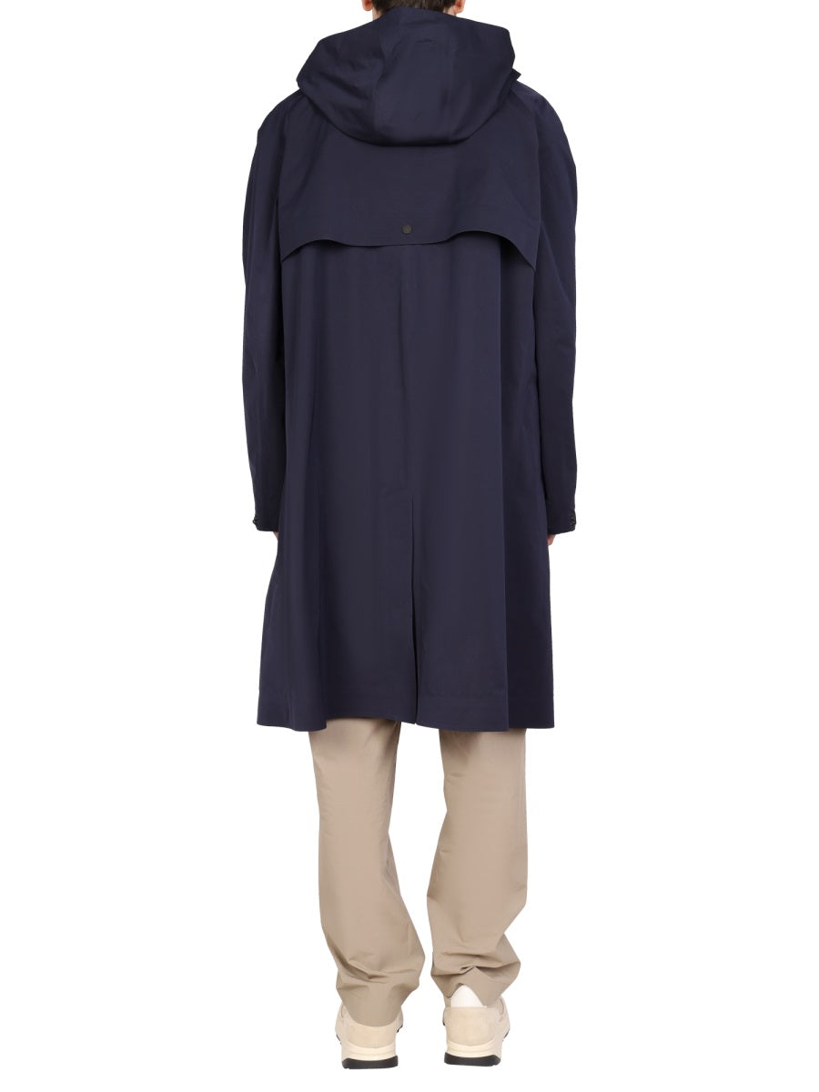 Monobi Hooded Trench Coat