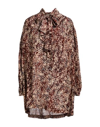 Caring Woman Mini dress Chocolate brown Size 10 Viscose