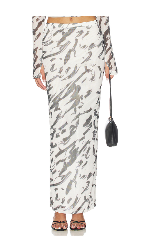 BY.DYLN Maddox Skirt in White. L. Also in S