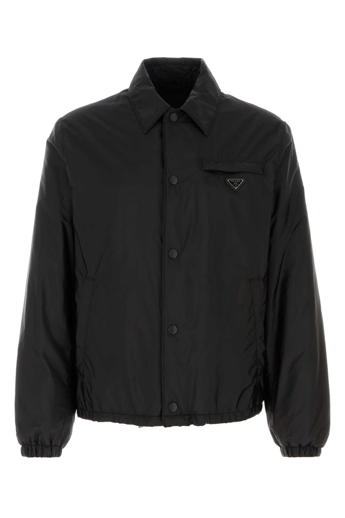 Re-Nylon Padded Down Jacket — Black