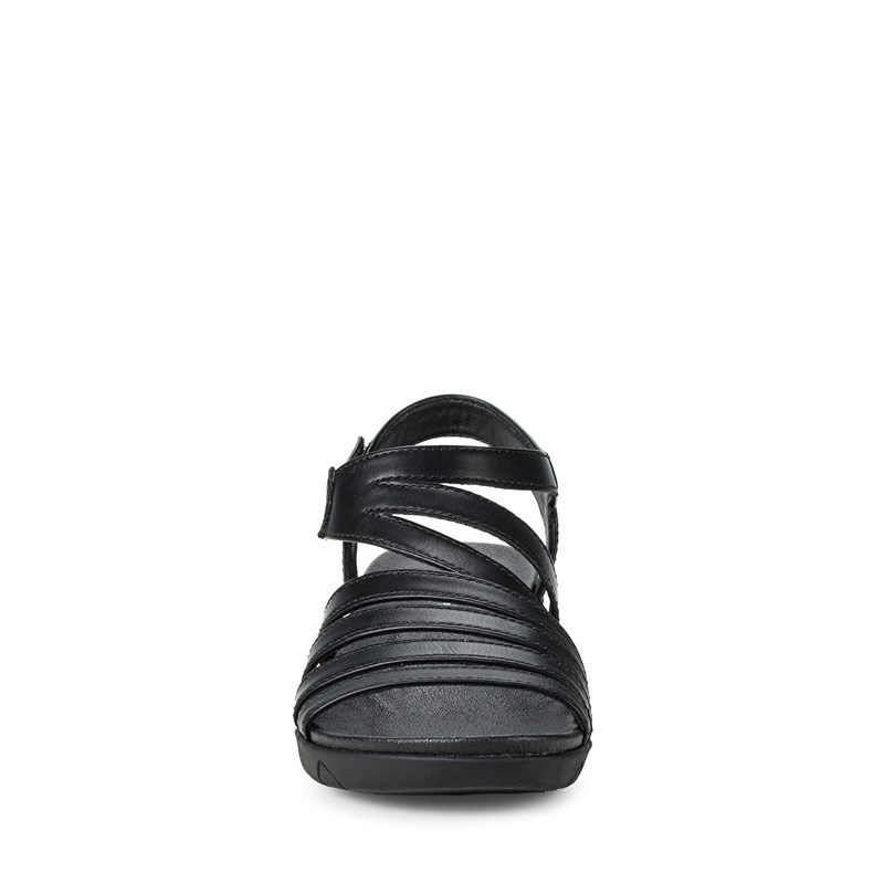 Women's Harlean Wedge Sandals (Black)