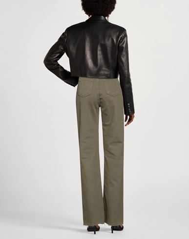 Woman Jeans Military green Size S Cotton