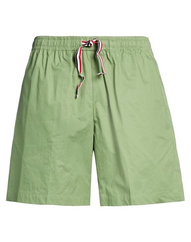 Man Shorts & Bermuda Shorts Sage green Size 30 Cotton