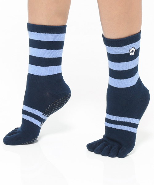 Blueberry Socks Pilates Socks Toesox Non-Slip Socks